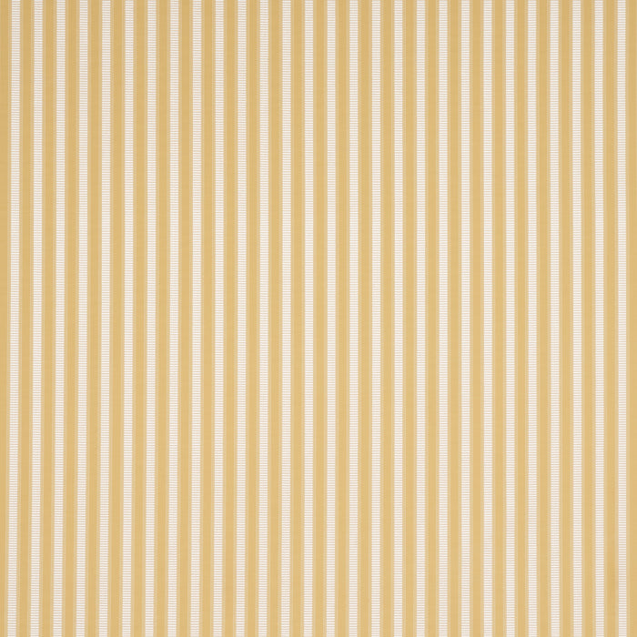 Schumacher Lincoln Small Stripe Yellow Fabric Sample 85765