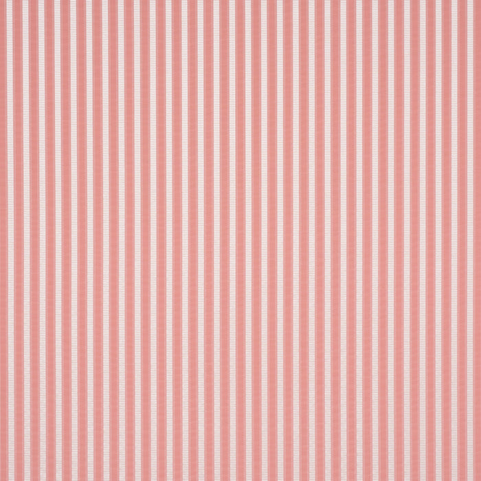 Schumacher Lincoln Small Stripe Pink Fabric Sample 85766