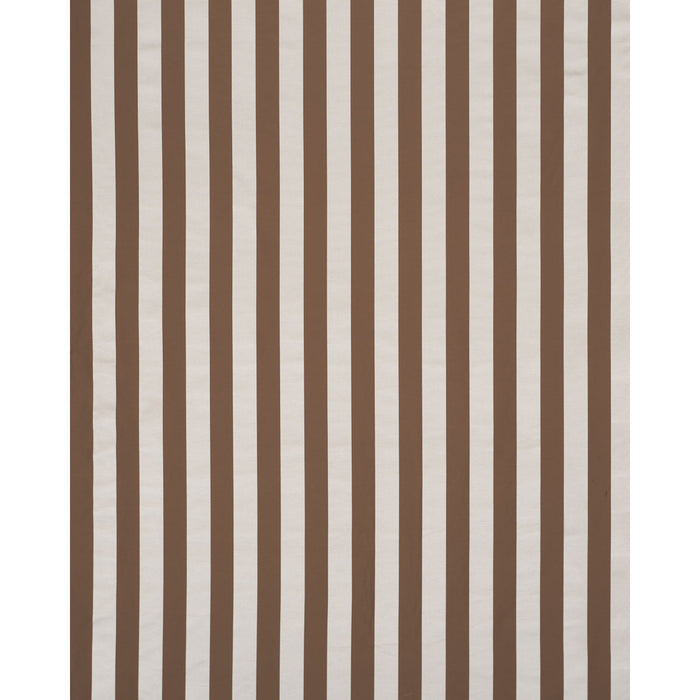 Schumacher Madison Wide Stripe Brown Fabric Sample 85773
