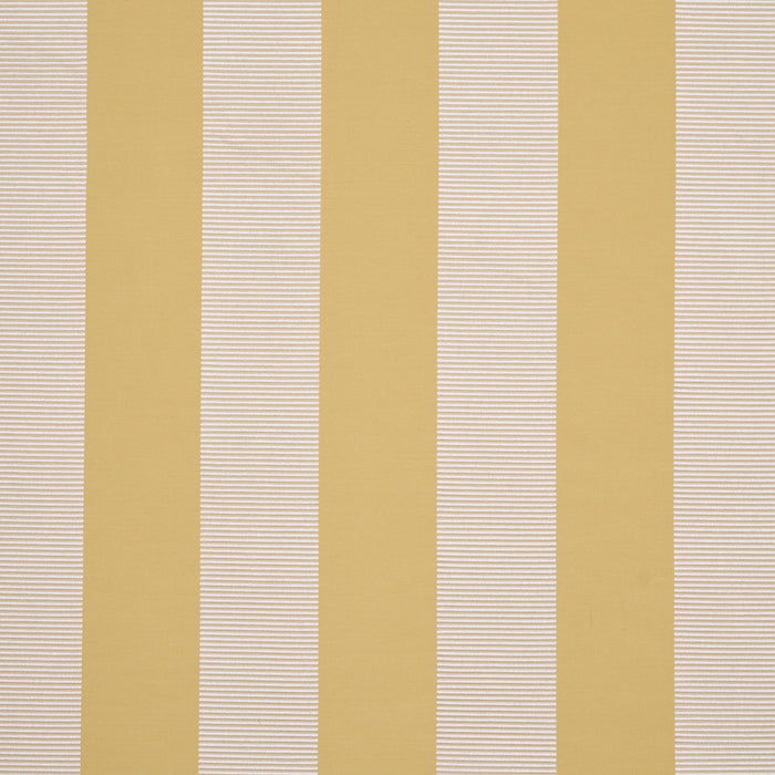 Schumacher Madison Wide Stripe Yellow Fabric Sample 85775