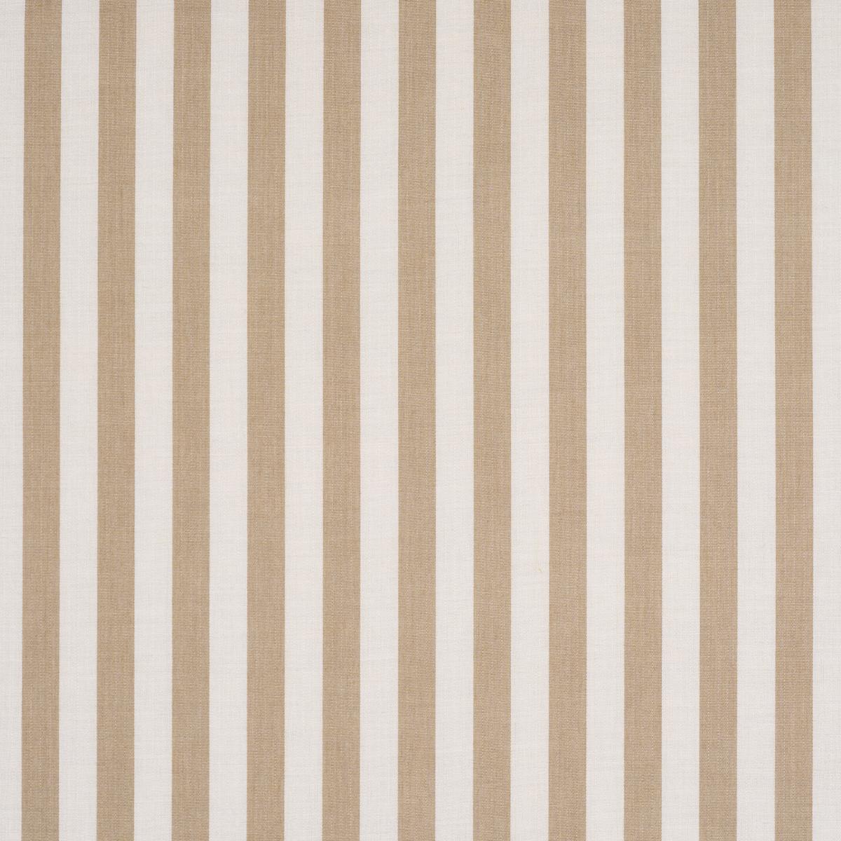 Schumacher Hanson Indoor/Outdoor Stripe Sand Fabric Sample 85800