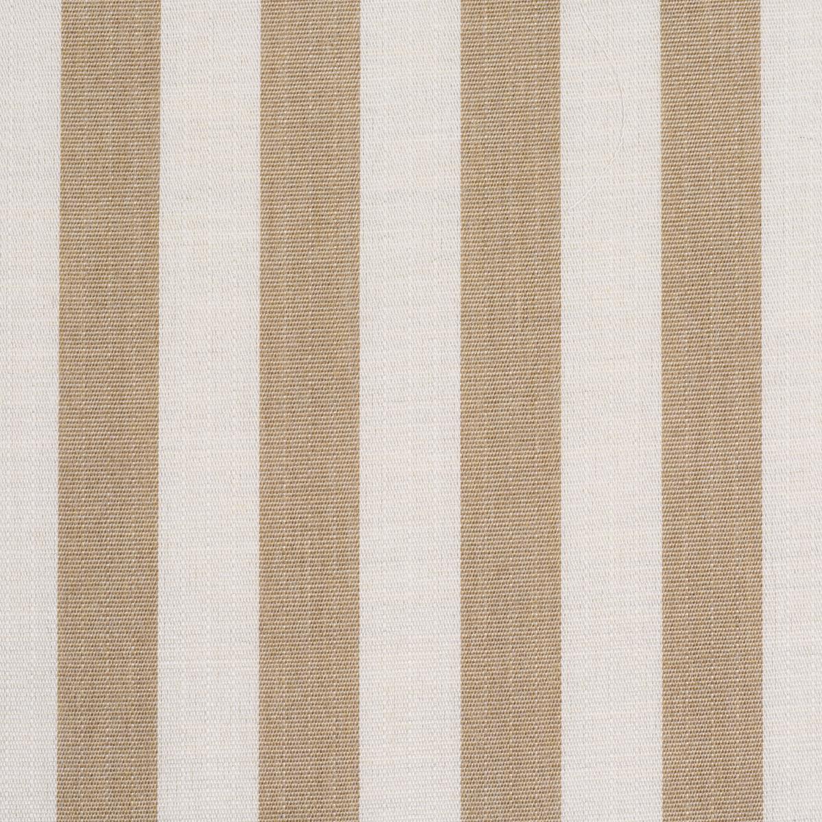 Schumacher Hanson Indoor/Outdoor Stripe Sand Fabric Sample 85800