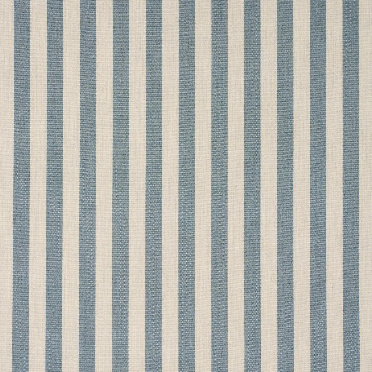 Schumacher Hanson Indoor/Outdoor Stripe Teal Fabric 85802