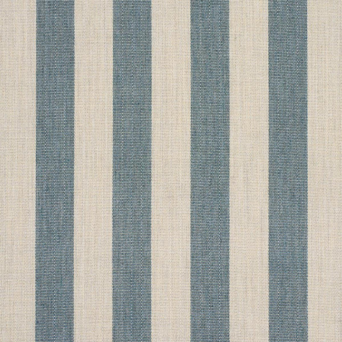 Schumacher Hanson Indoor/Outdoor Stripe Teal Fabric 85802