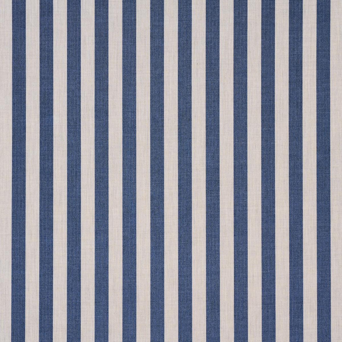 Schumacher Hanson Indoor/Outdoor Stripe Navy Fabric 85803