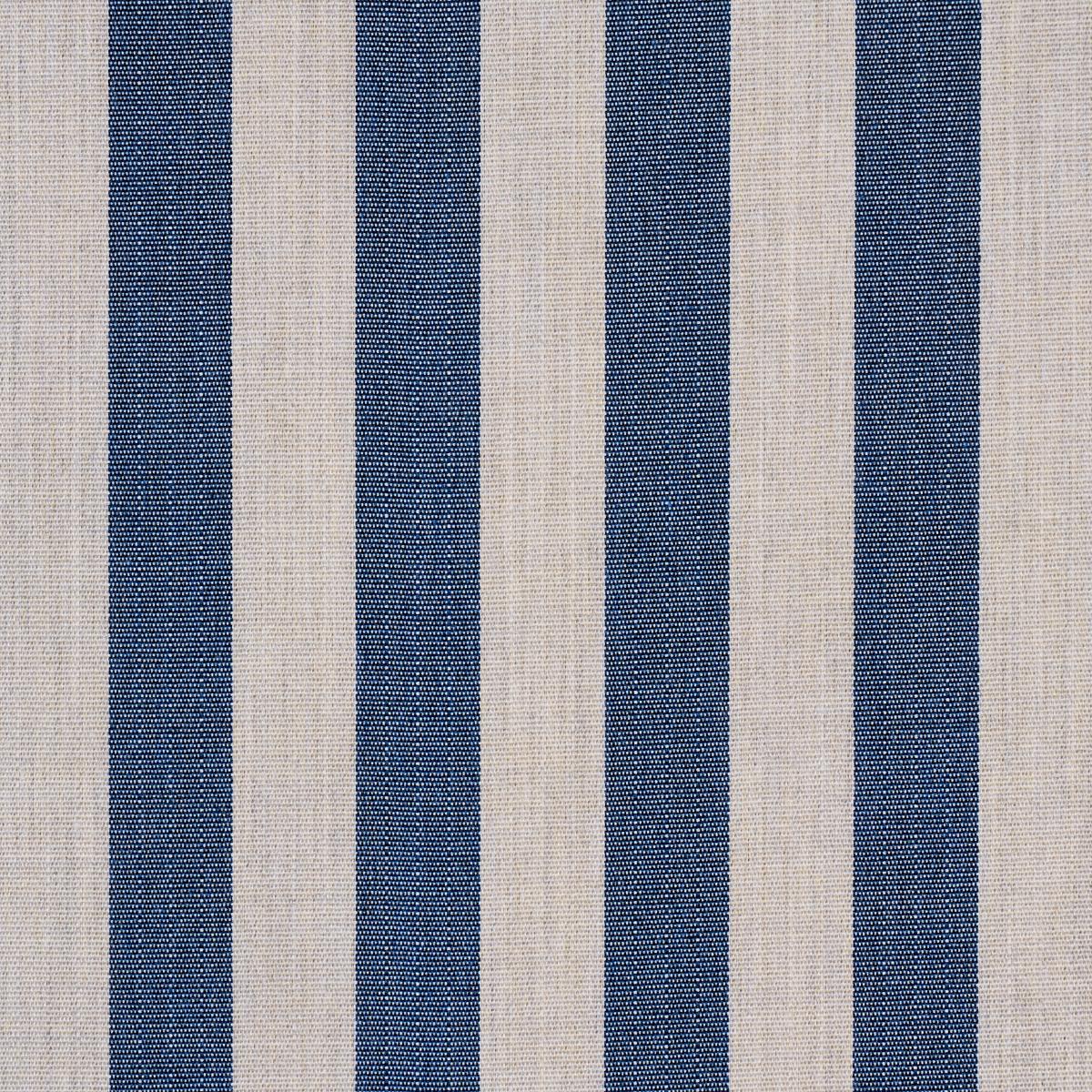 Schumacher Hanson Indoor/Outdoor Stripe Navy Fabric 85803