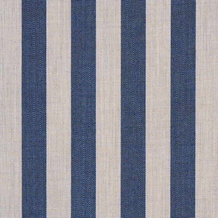 Schumacher Hanson Indoor/Outdoor Stripe Navy Fabric 85803