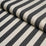 Schumacher Hanson Indoor/Outdoor Stripe Black Fabric Sample 85804