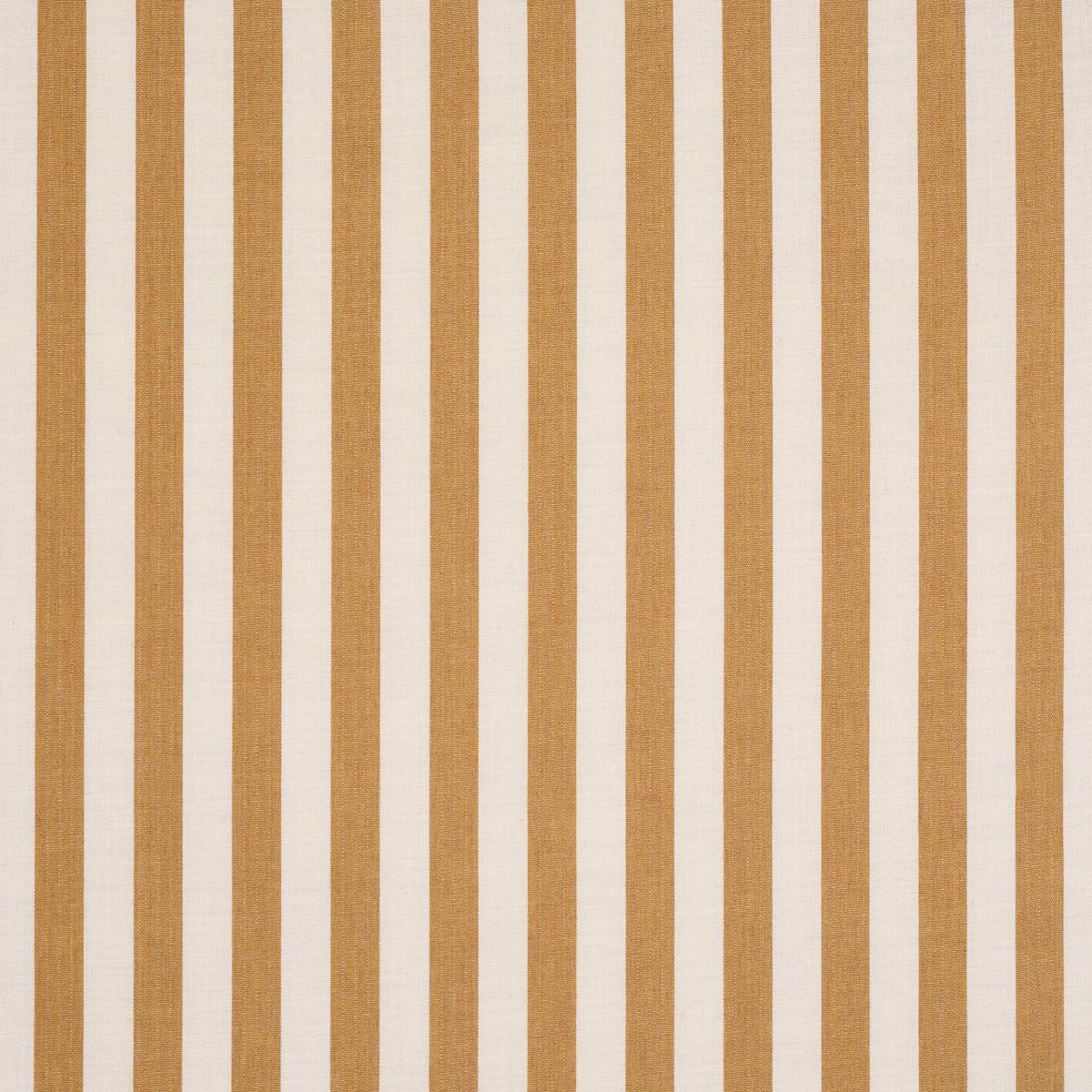Schumacher Hanson Indoor/Outdoor Stripe Marigold Fabric 85806