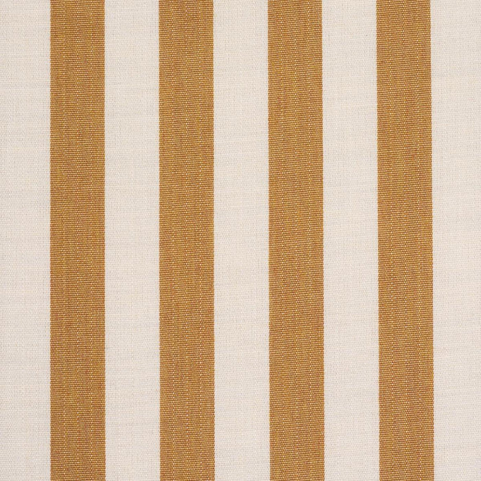 Schumacher Hanson Indoor/Outdoor Stripe Marigold Fabric 85806