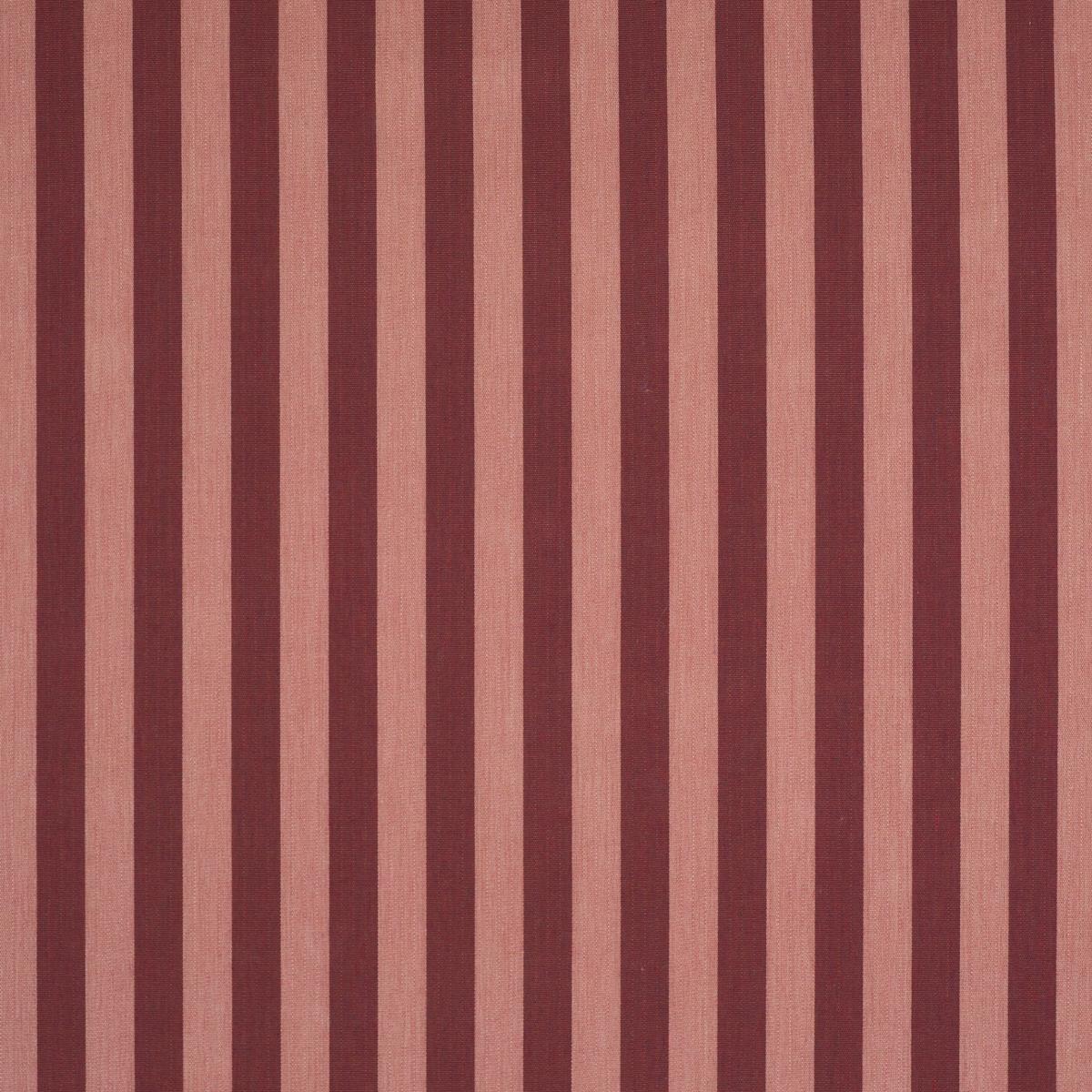 Schumacher Hanson Indoor/Outdoor Stripe Raspberry Fabric 85807