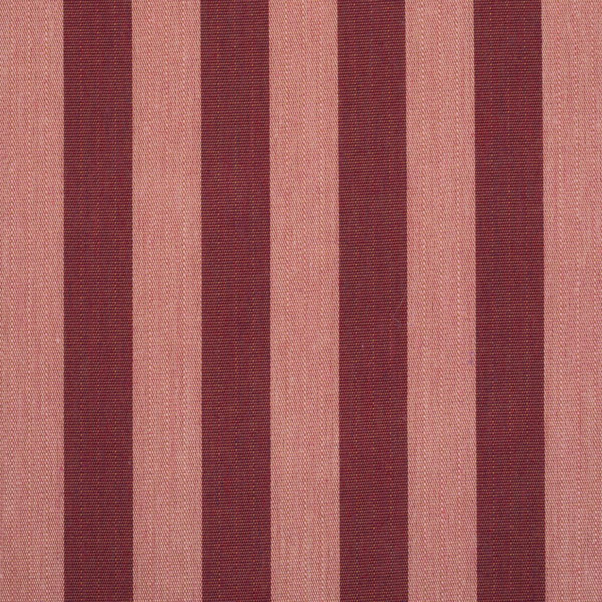 Schumacher Hanson Indoor/Outdoor Stripe Raspberry Fabric 85807