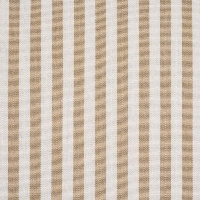Schumacher Hanson Indoor/Outdoor Stripe Narrow Sand Fabric 85810