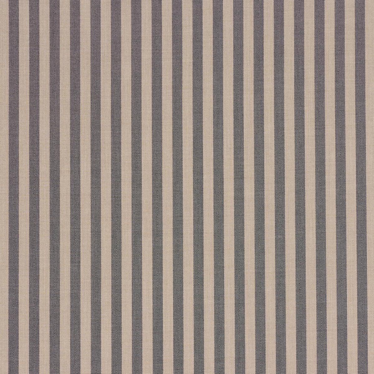 Schumacher Hanson Indoor/Outdoor Stripe Narrow Carbon Fabric 85812