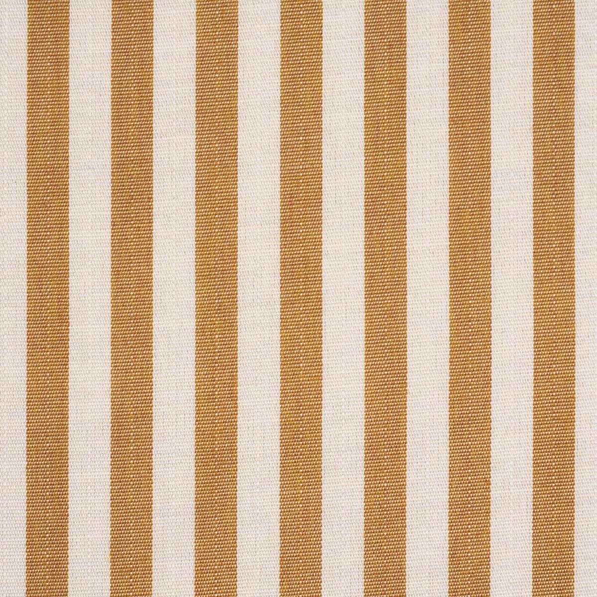 Schumacher Hanson Indoor/Outdoor Stripe Narrow Marigold Fabric 85816