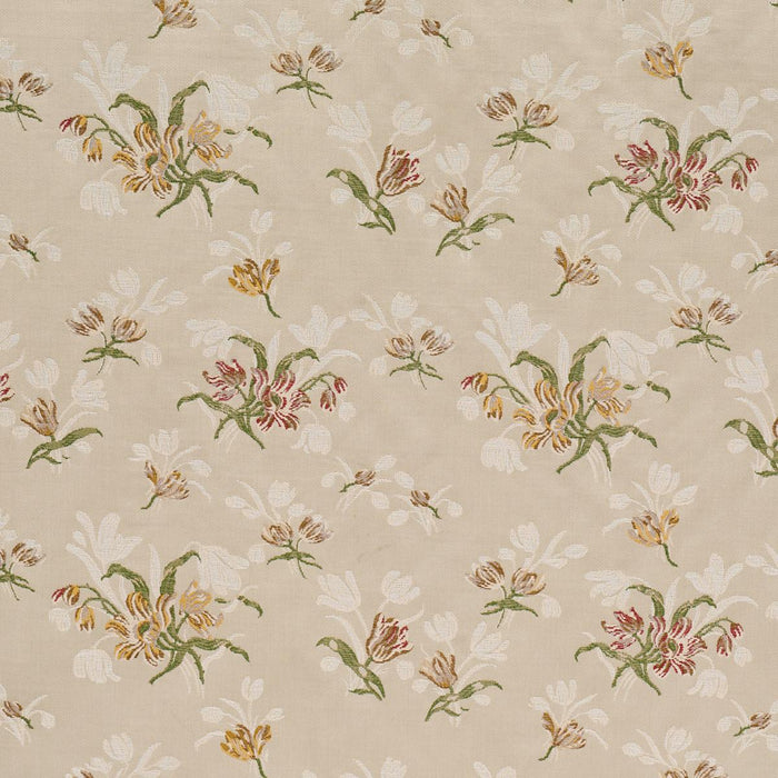 Schumacher Spitalfields Bouquet Alabaster Fabric Schumacher 85820