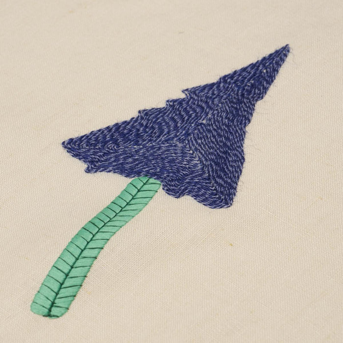 Schumacher Tropical Trees Brown Fabric 85850