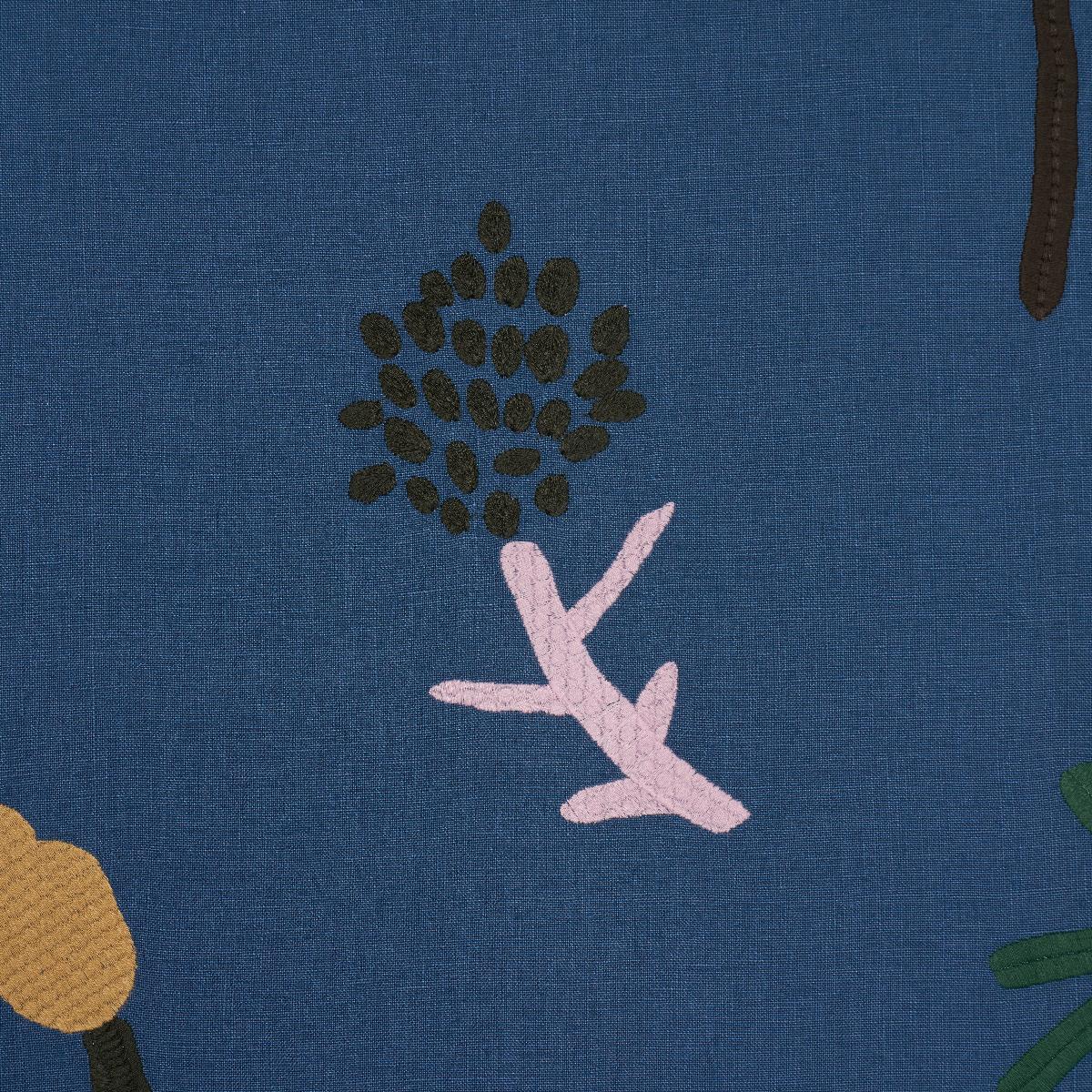 Schumacher Tropical Trees Sky Fabric 85852