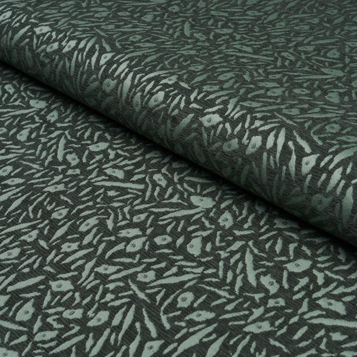 Schumacher Jungle Moss Red Fabric Sample 85860