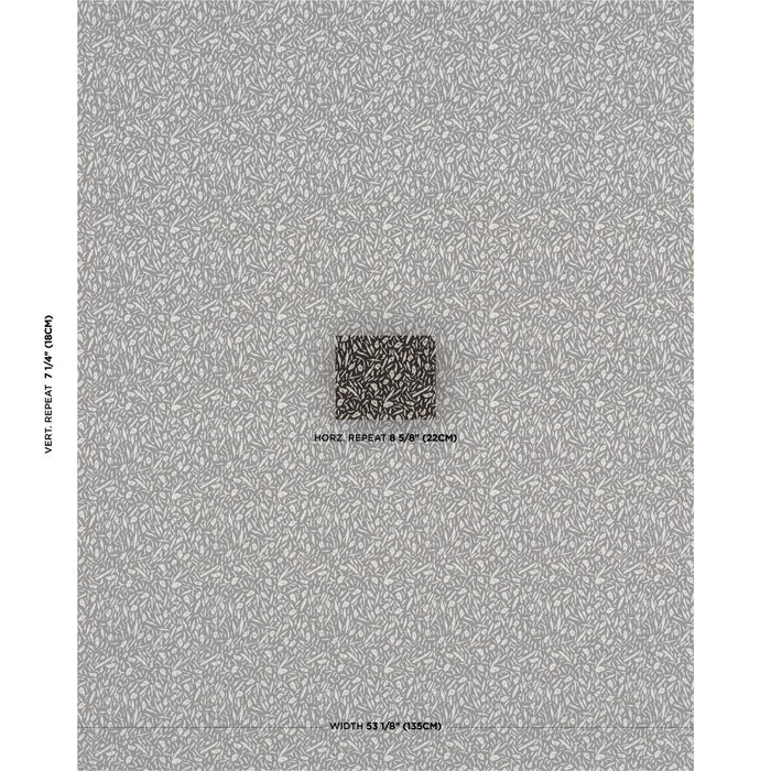 Schumacher Jungle Moss Pink Fabric Sample 85861