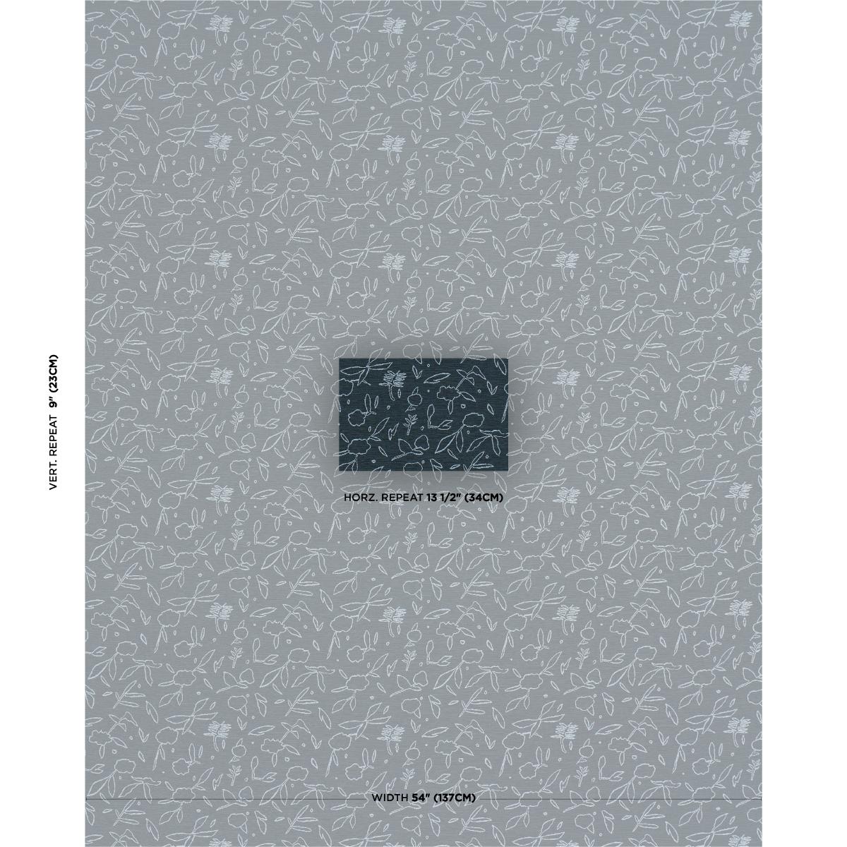 Schumacher Jungle Vine Brown Fabric 85871