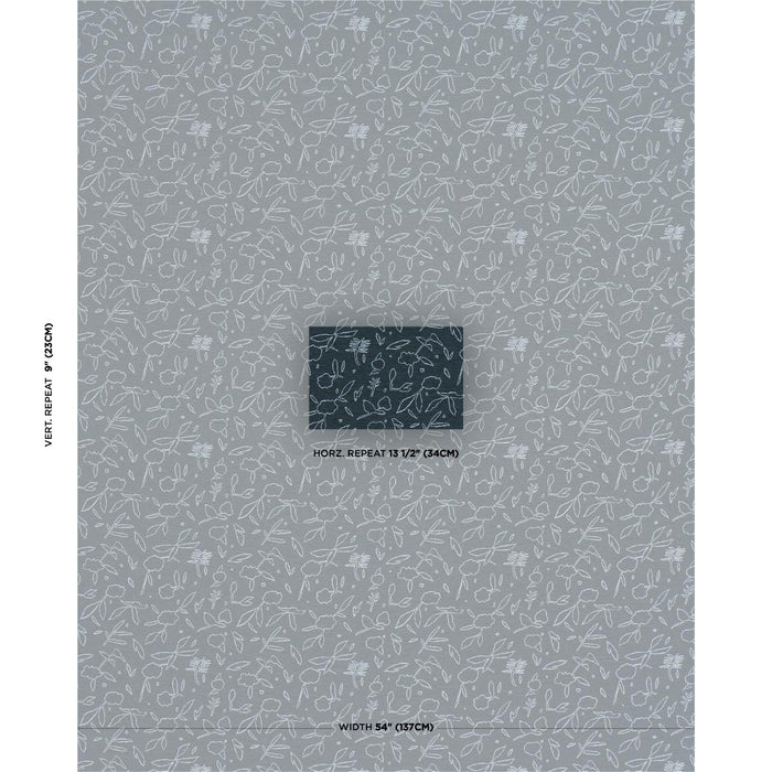 Schumacher Jungle Vine Brown Fabric 85871