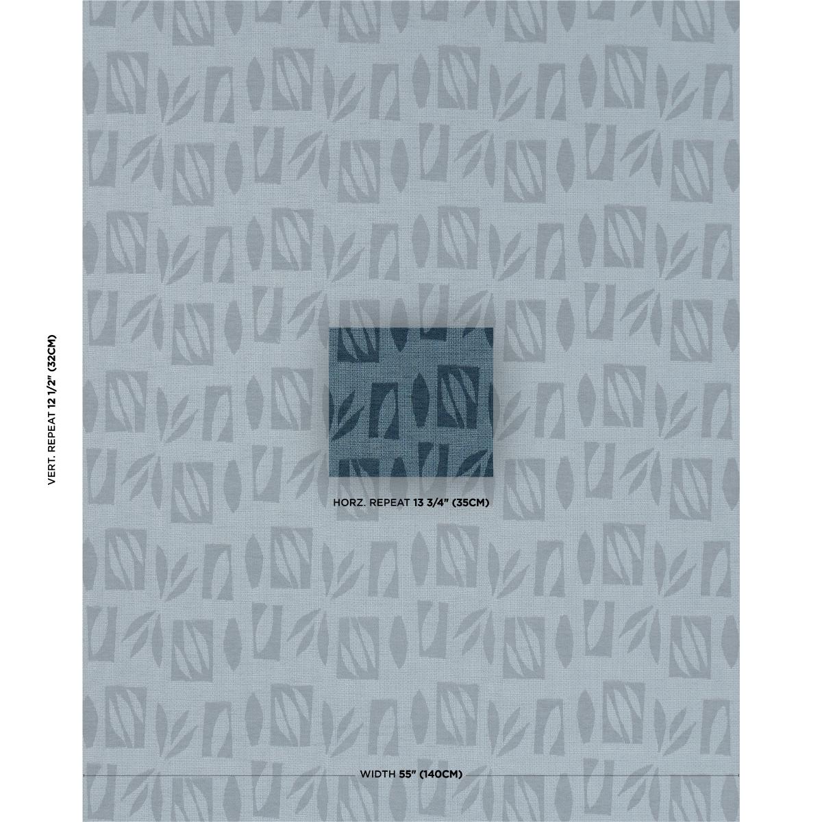 Schumacher Banana Leaf Cut Out Yellow Fabric 85880