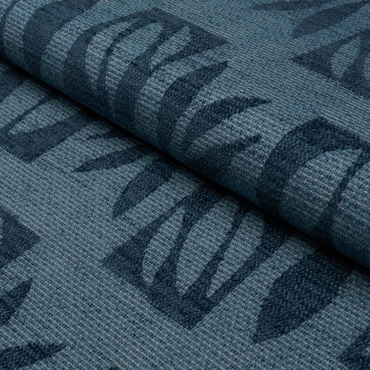 Schumacher Banana Leaf Cut Out Yellow Fabric 85880