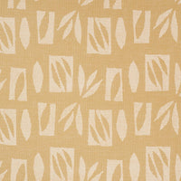 Schumacher Banana Leaf Cut Out Red Fabric 85881