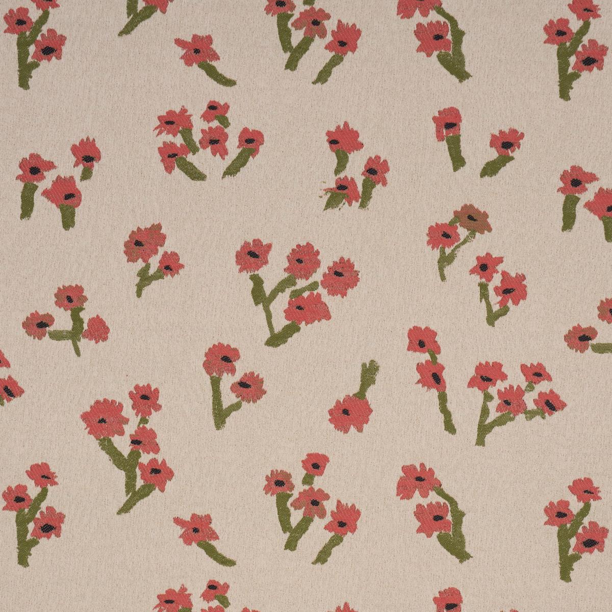 Schumacher Rosie Posy Woven Oat Fabric 85890