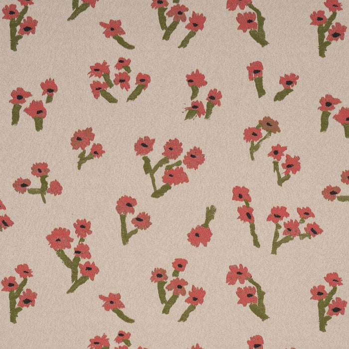 Schumacher Rosie Posy Woven Oat Fabric 85890