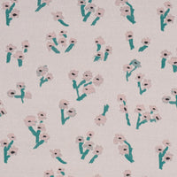 Schumacher Rosie Posy Woven Dark Blue Fabric 85891