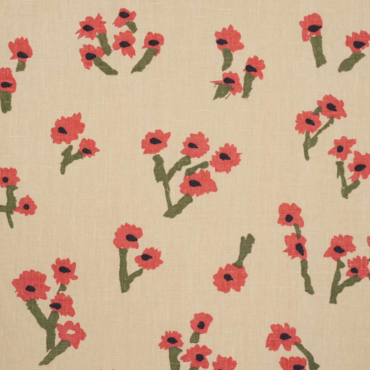 Schumacher Rosie Posy Blue Fabric 85901