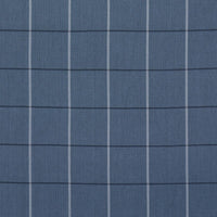 Schumacher Taos Grid Chestnut Fabric 85911