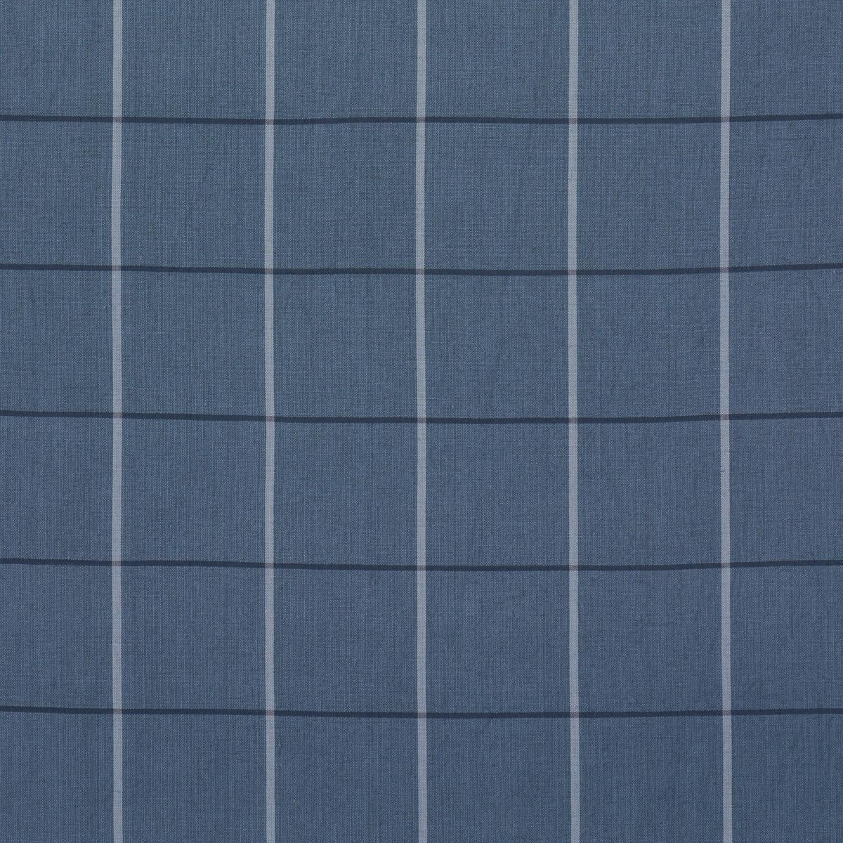 Schumacher Taos Grid Chestnut Fabric 85911