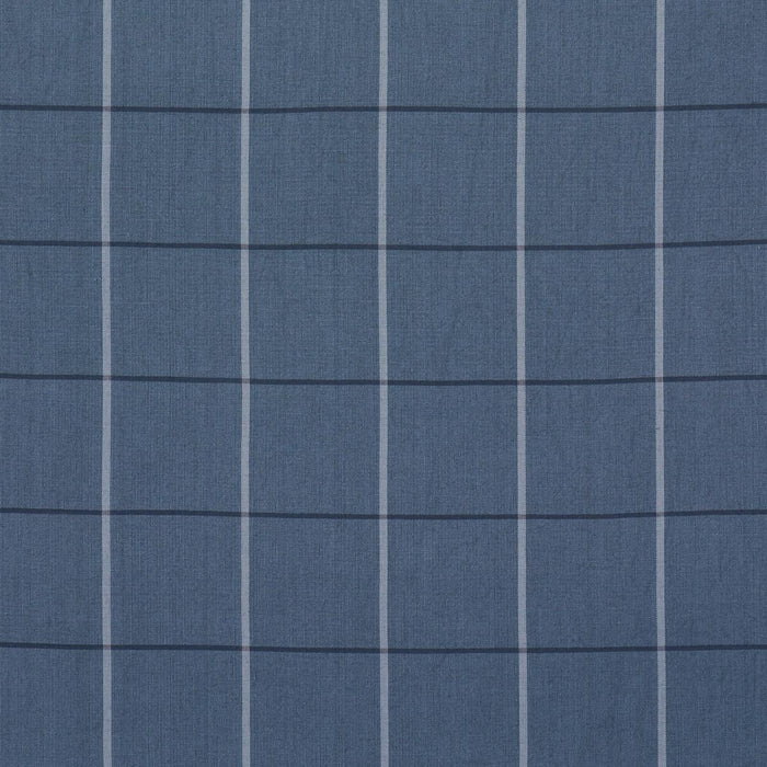 Schumacher Taos Grid Chestnut Fabric Sample 85911