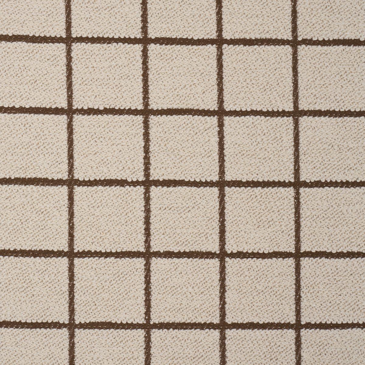 Schumacher Tucson Grid Sand Fabric 85920