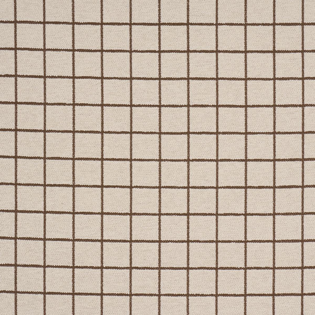 Schumacher Tucson Grid Sand Fabric 85920