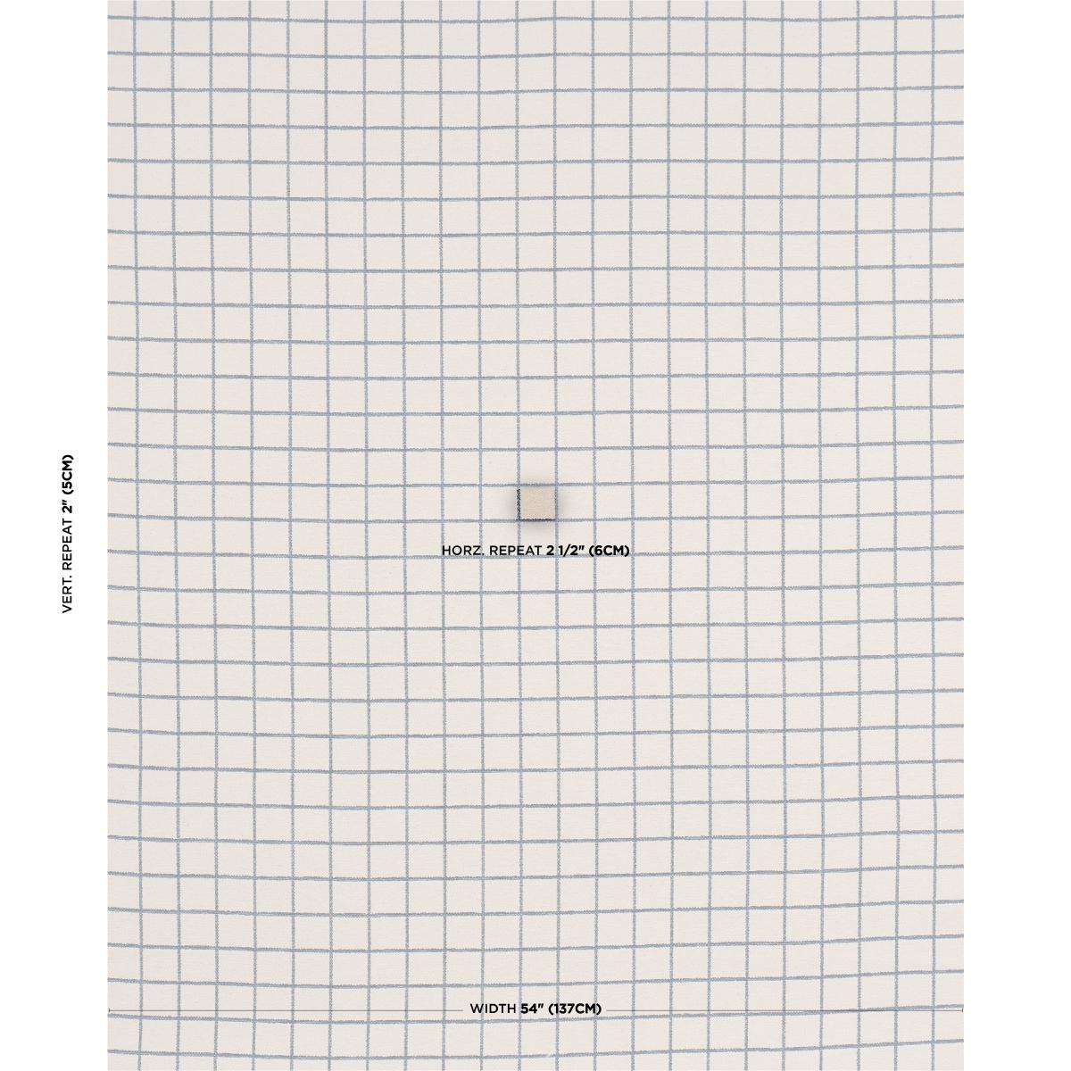 Schumacher Tucson Grid Black Fabric 85921