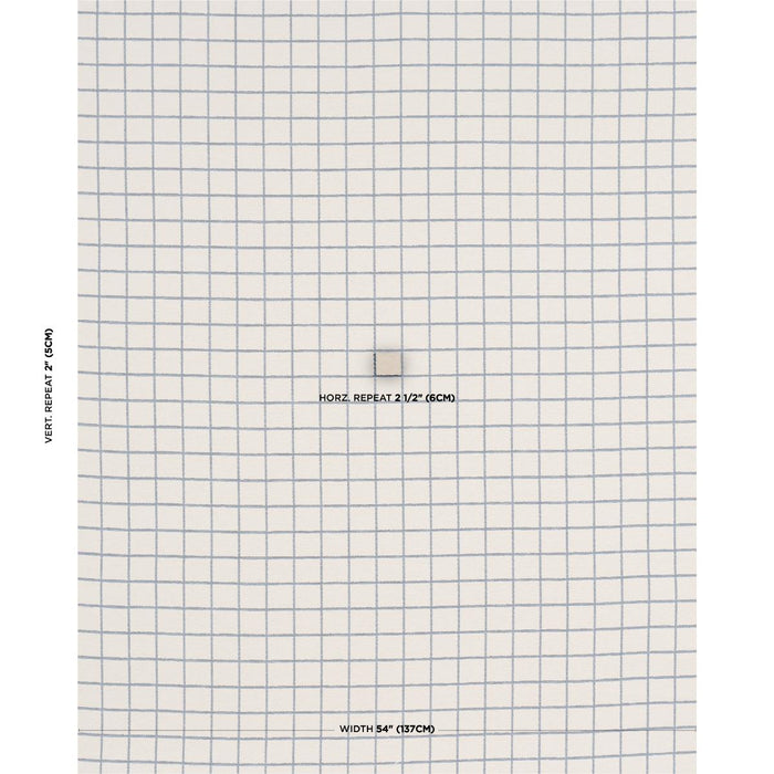 Schumacher Tucson Grid Black Fabric 85921