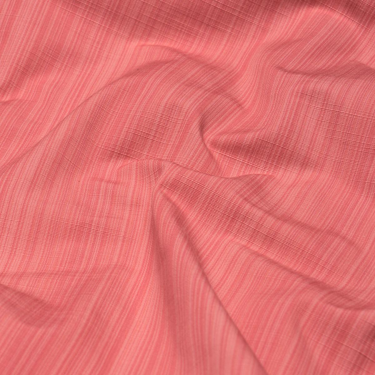 Schumacher Gracie Solid Strie Coral Fabric 85930