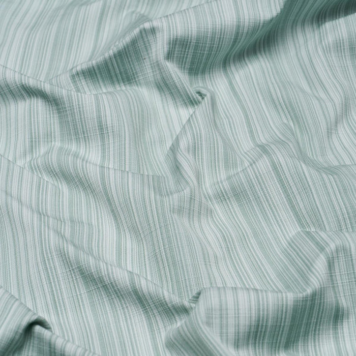 Schumacher Gracie Solid Strie Mint Green Fabric 85931