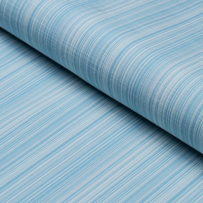 Schumacher Gracie Solid Strie Robin's Egg Blue Fabric Sample 85932