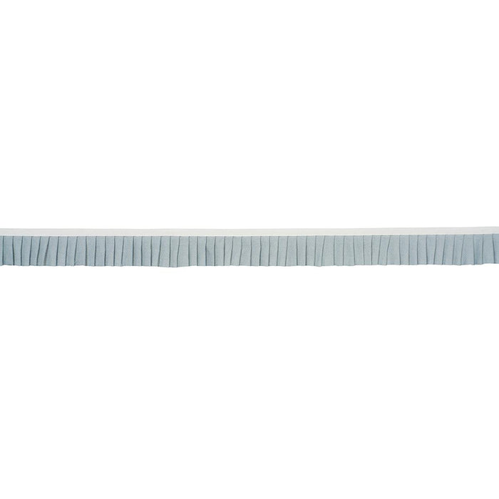 Schumacher Clara Pleated Tape Sky Trim 85960