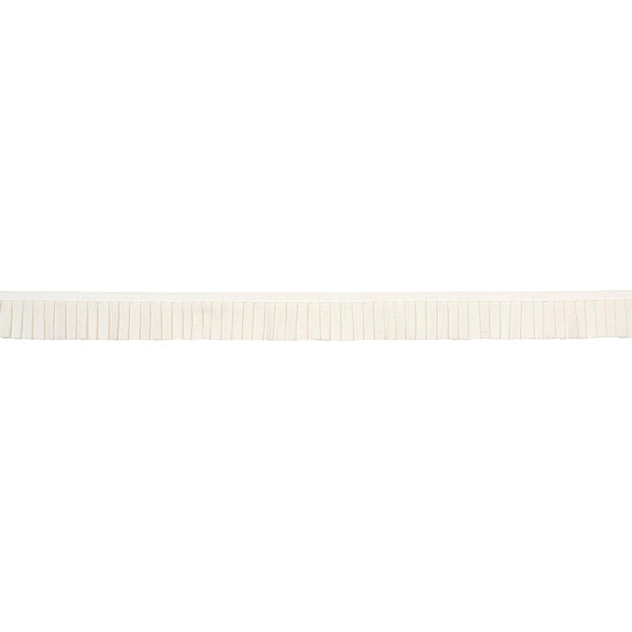 Schumacher Clara Pleated Tape Ivory Trim 85962