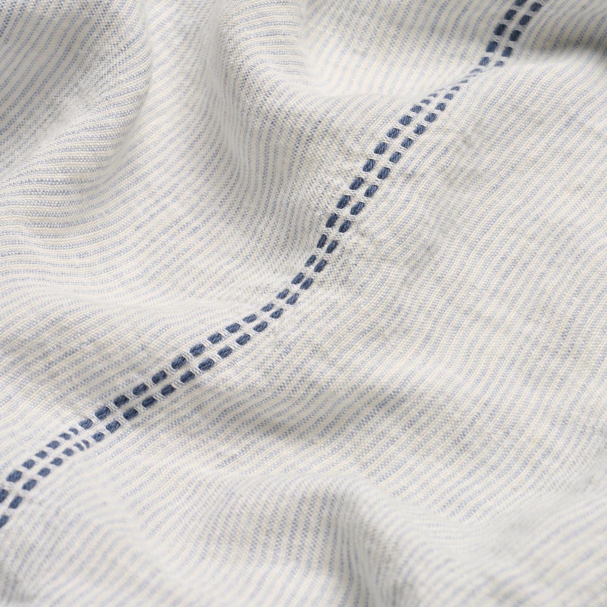 Schumacher Clyde Sheer Cornflower Fabric Sample 85971
