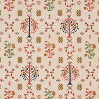 Schumacher Fairview Cross Stitch Embroidery Multi Fabric 85980