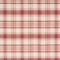 Schumacher Heidi Check Cranberry Fabric 85991