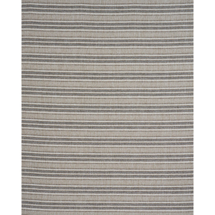 Schumacher Even Keel Outdoor Stripe Greige Fabric Sample 86030