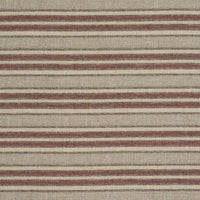 Schumacher Even Keel Outdoor Stripe Rust Fabric 86031